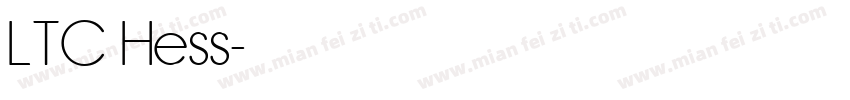 LTC Hess字体转换